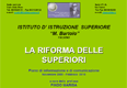 La riforma delle Superiori