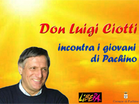 Don Ciotti incontra i giovani di Pachino 