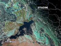 Il mini-ciclone si sta allontanando dalla Sicilia